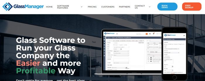 GlassManager is a Best Glass Quote Software 2023