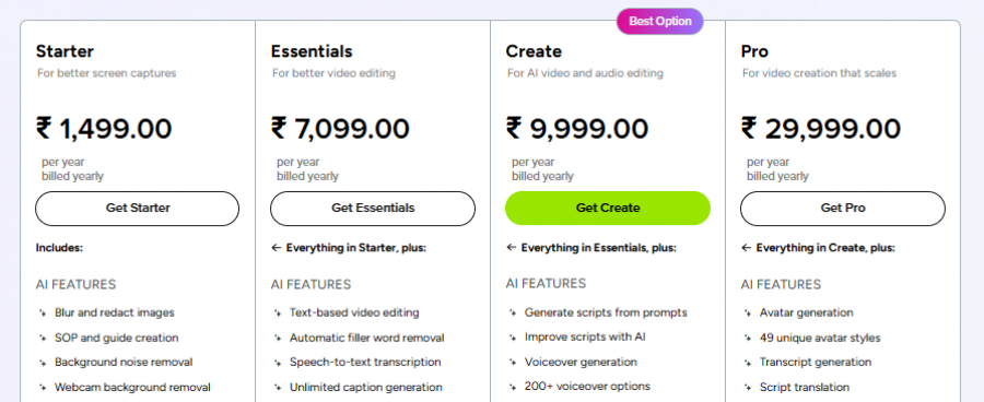 Camtasia Pricing