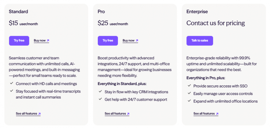 Dialpad Meetings Pricing