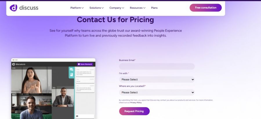 Discuss.io Pricing