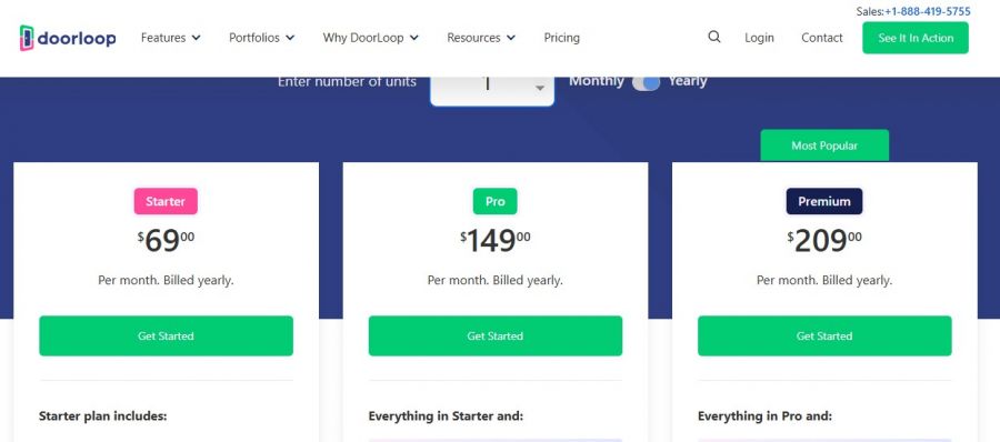 DoorLoop Pricing