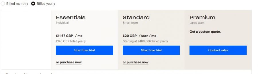 Dropbox Pricing