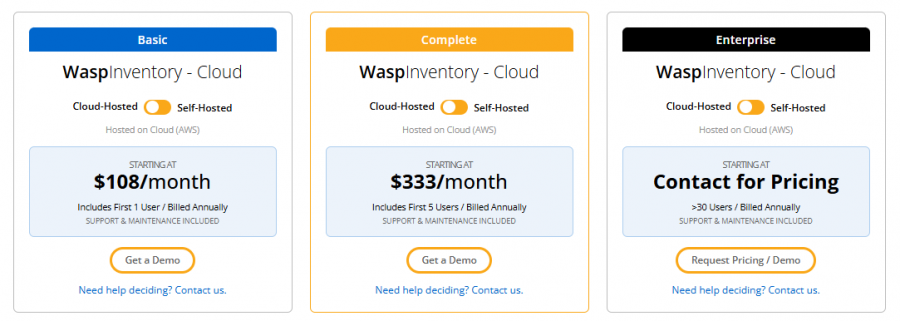 InventoryCloud Pricing