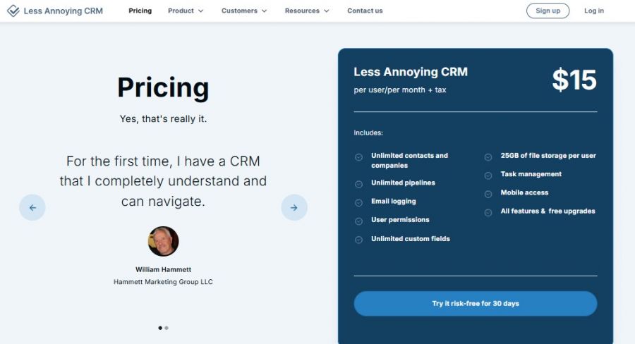 Less Annoying CRM Pricing