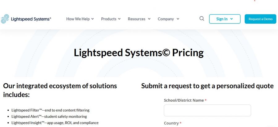 Lightspeed Filter Pricing