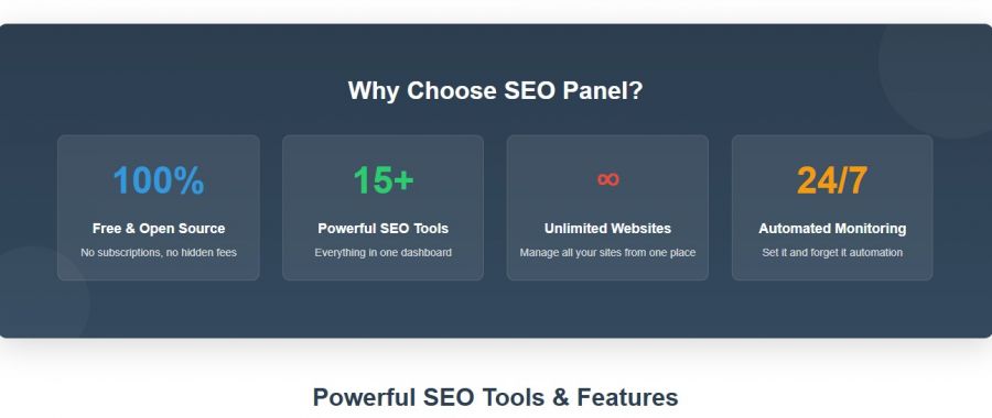 SEO Panel Pricing