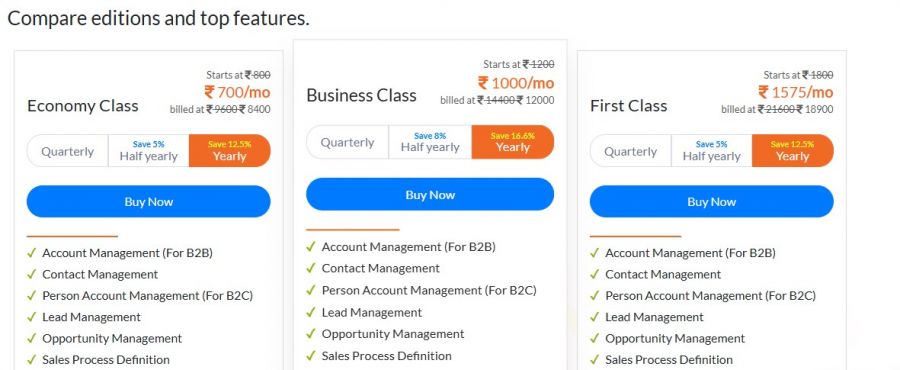 TutterflyCRM Pricing