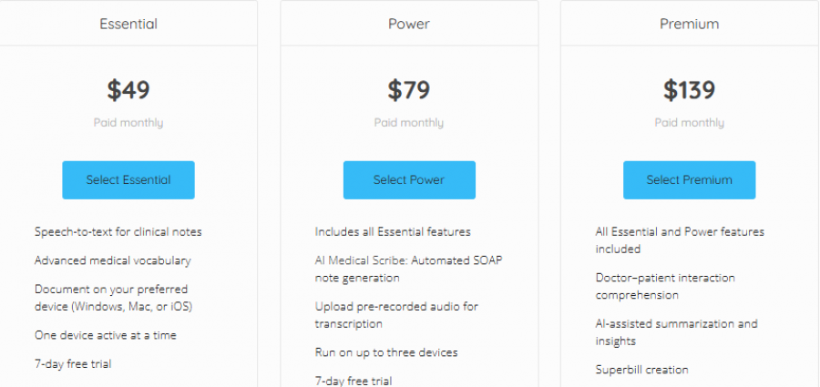 VoiceboxMD Pricing